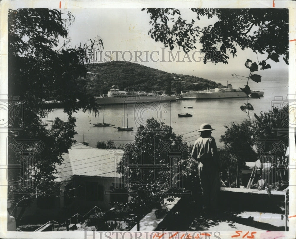 1971 Charlotte Amalie on the U.S. Virgin Islands - Historic Images