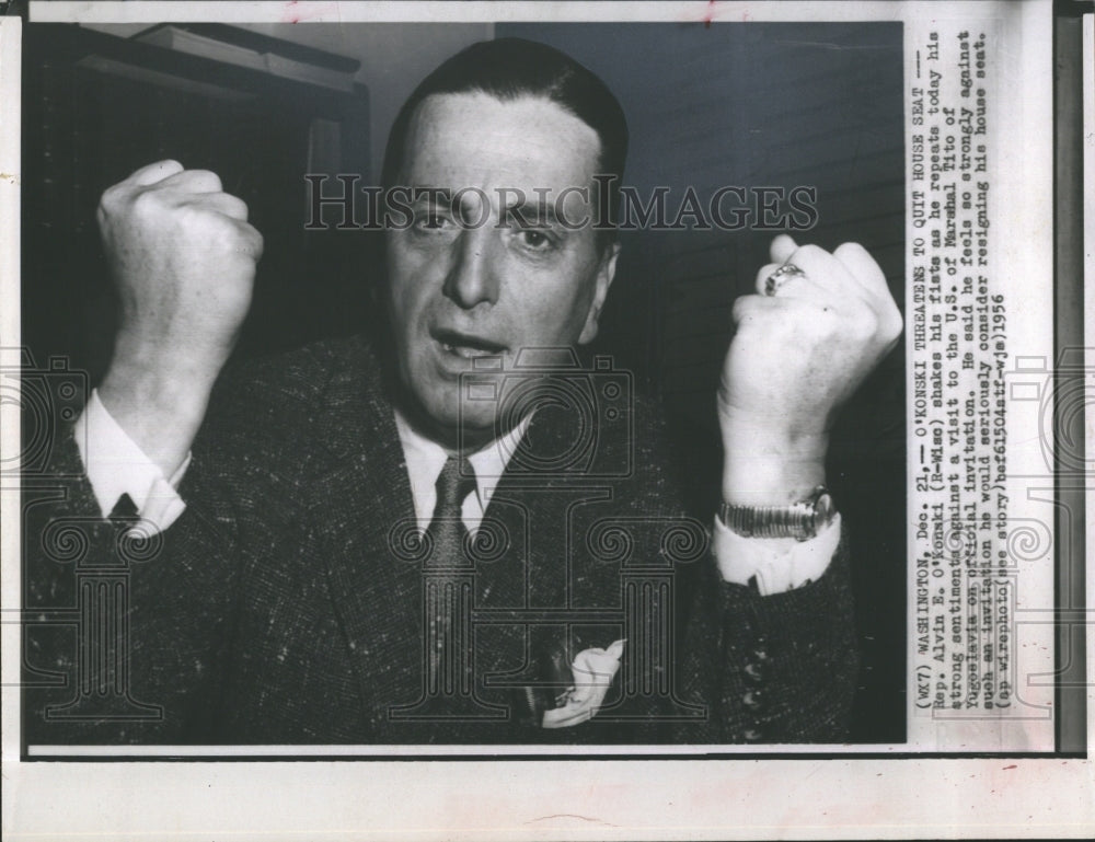 1956 Rep Alvin E Okenski Republican - Historic Images