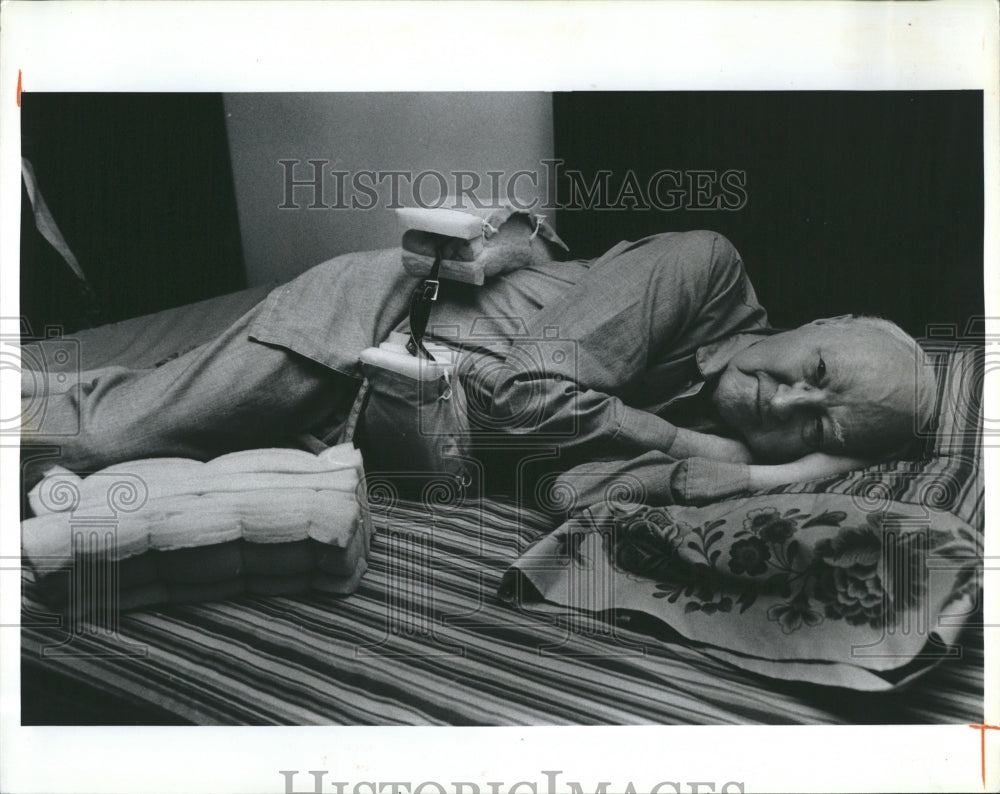 1984 Inventor William Byler with invention - Historic Images