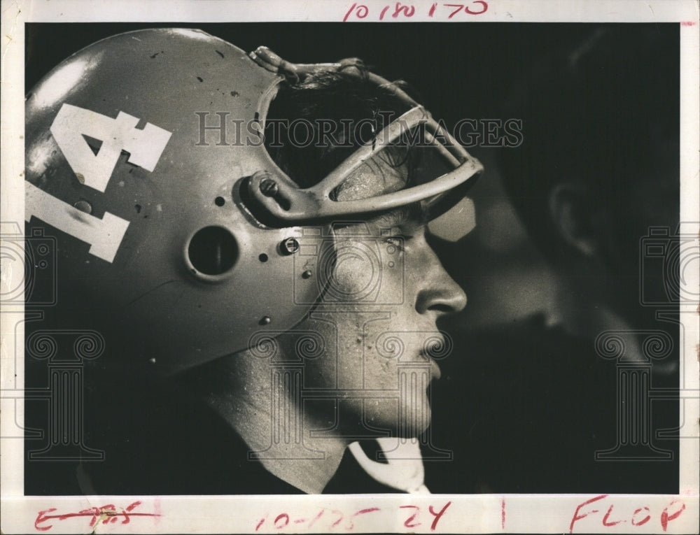 1970 Boca Quarter Back Pete Ramsberger - Historic Images