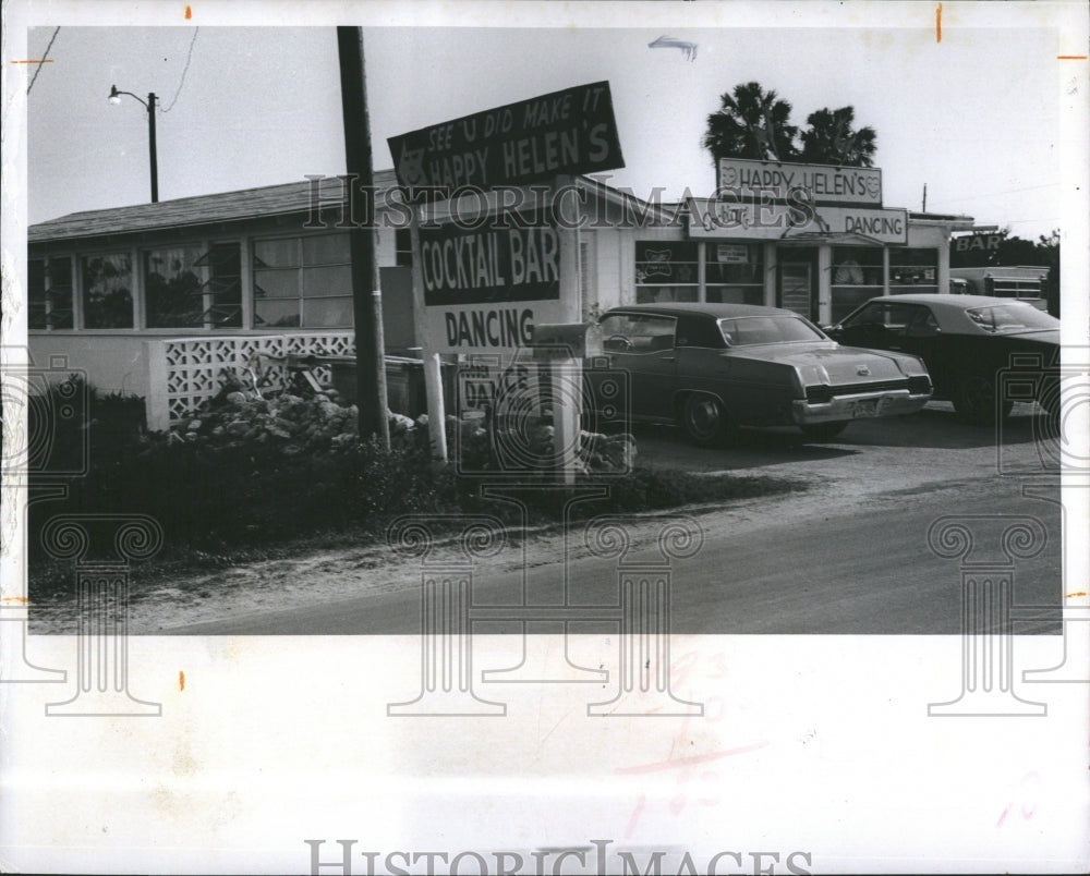 1973 Happy Helen's Bar Dancing Ozello - Historic Images