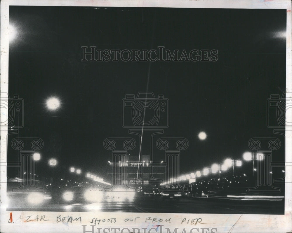 1975 Laser Beam at St Petersburgh Pier - Historic Images