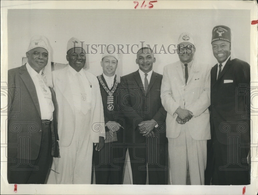 1962 Dignitaries At Dedication of New Elks Hall - Historic Images