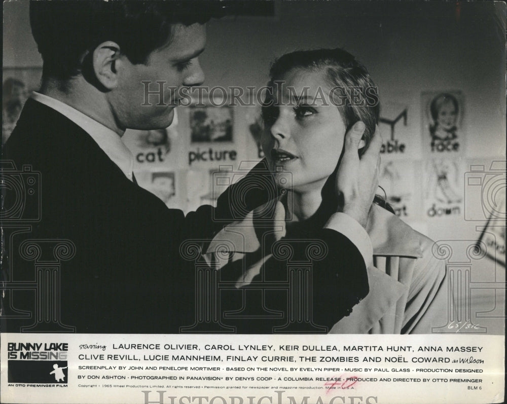 1965 Carole Lynley & Keir Dulles in "Bunny Lake is Missing" - Historic Images
