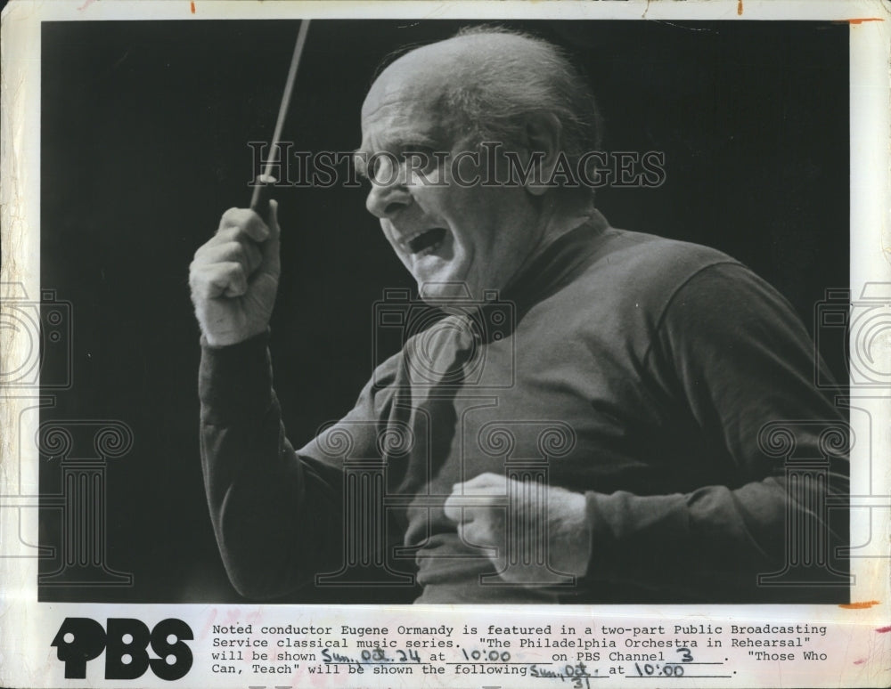 1971 Eugene Ormandy, Philadelphia Orchestra. - Historic Images