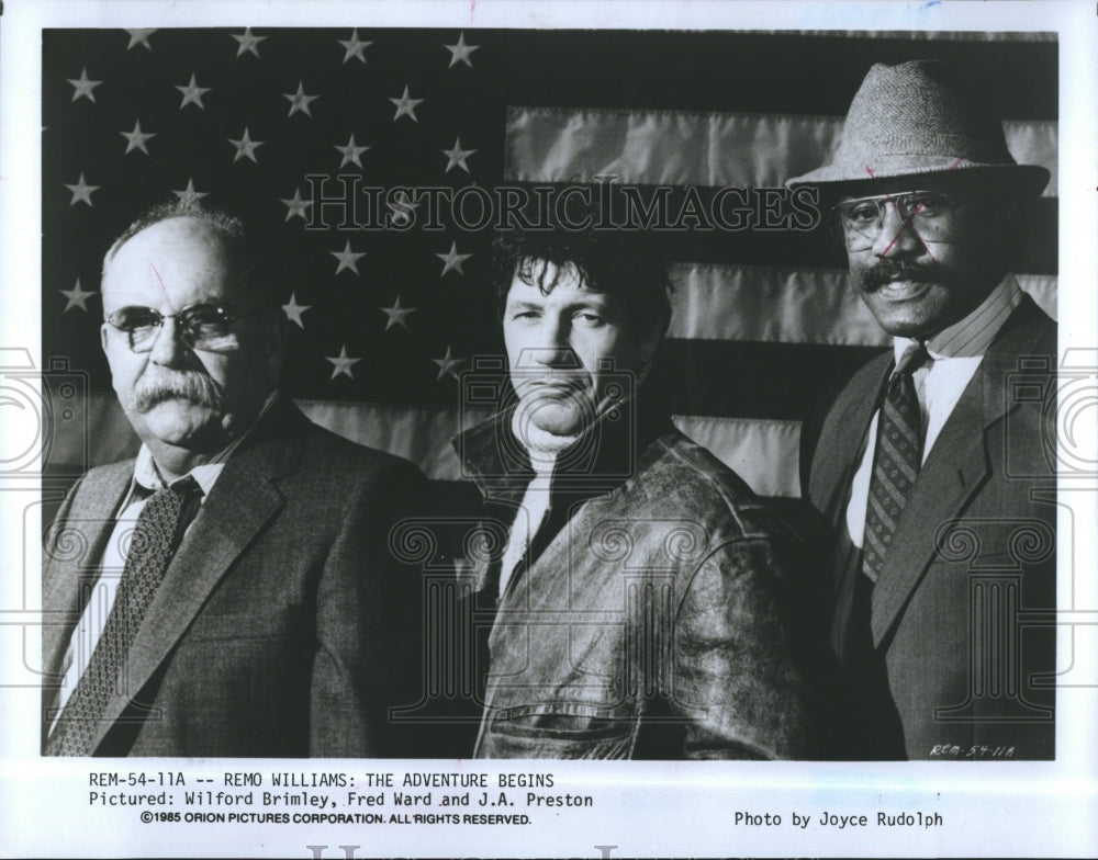 1986 Wolford Brimley,Fred Ward & JA Preston "Remo Williams" - Historic Images