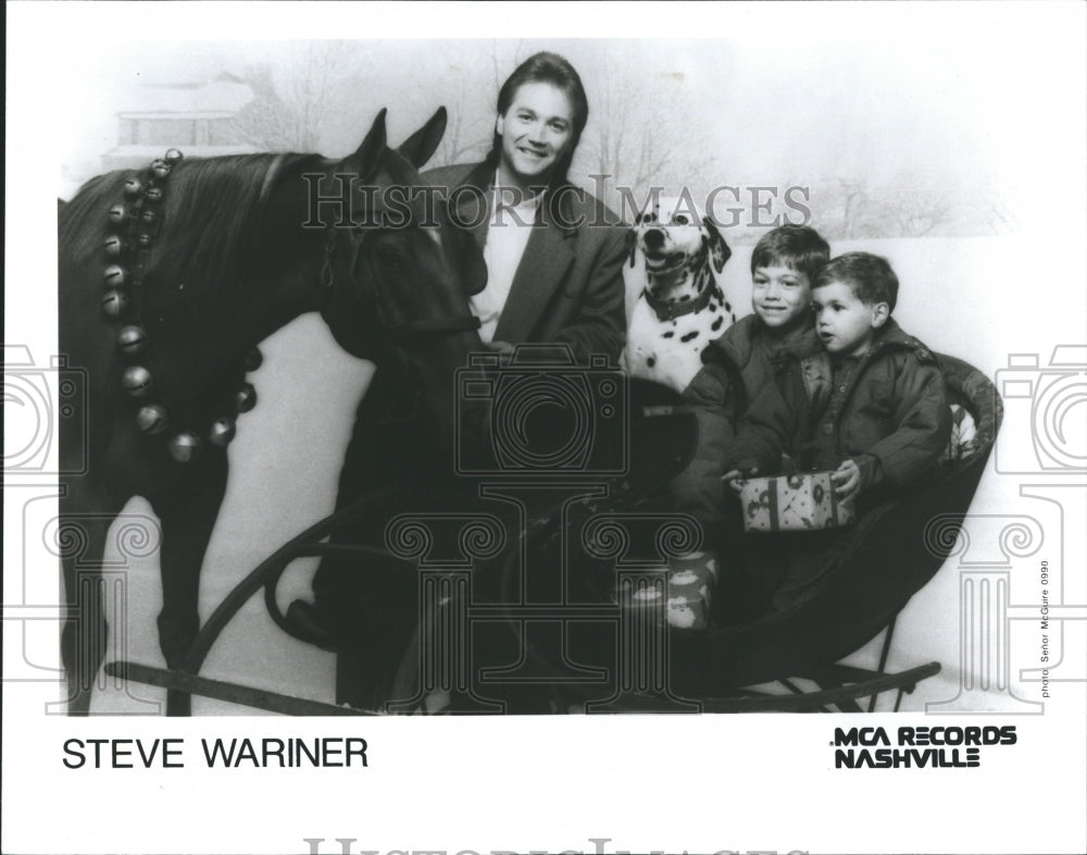 Press Photo Steve Wariner MCA Records Nashville Musician - Historic Images