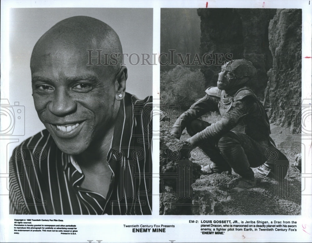 1985 Louis Gossett Jr. in "Enemy Mine" - Historic Images
