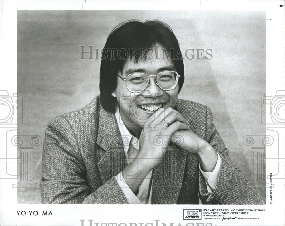 1998 Press Photo Yo Yo Ma Classical Asian Musician - Historic Images