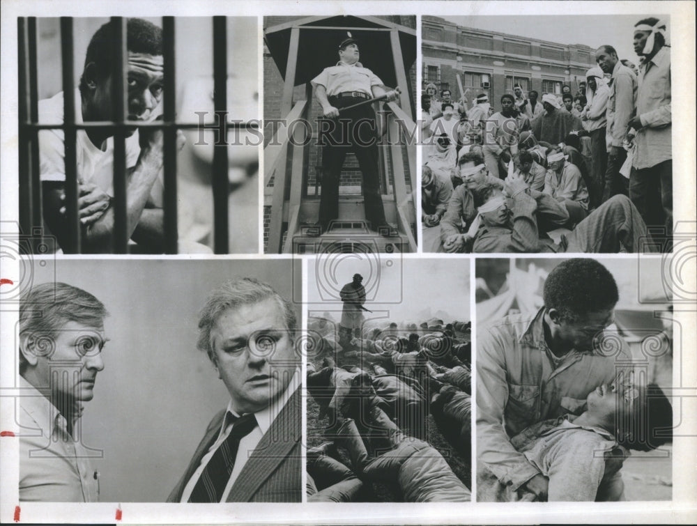 1980 Morgan Freeman William Flatley George Grizzard Actors - Historic Images