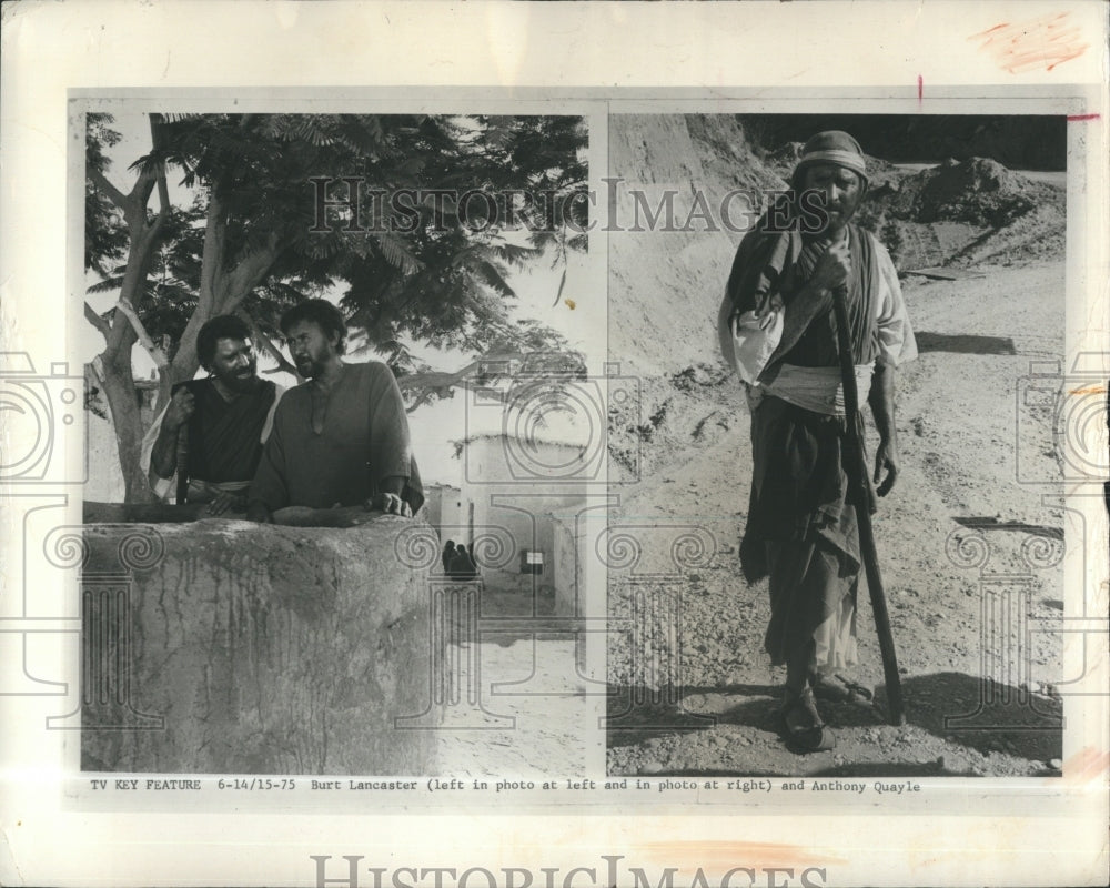 1975 Burt Lancaster Moses Anthony Quayle - Historic Images