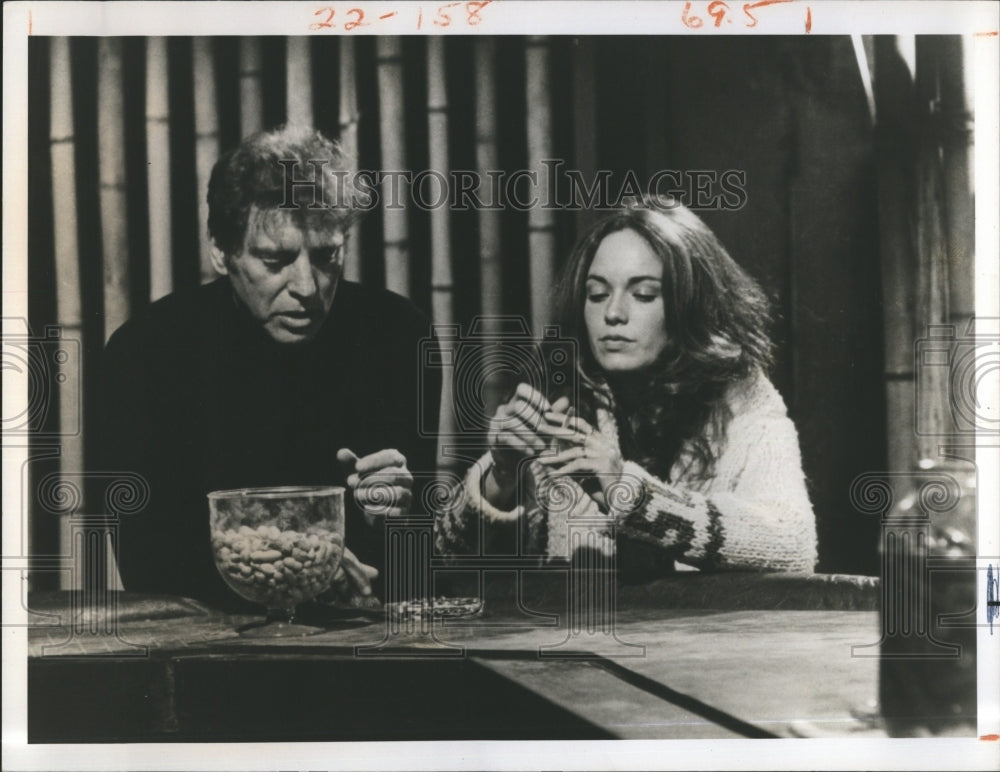 1976 Burt Lancaster Cathy Bach Television Film Actor - Historic Images