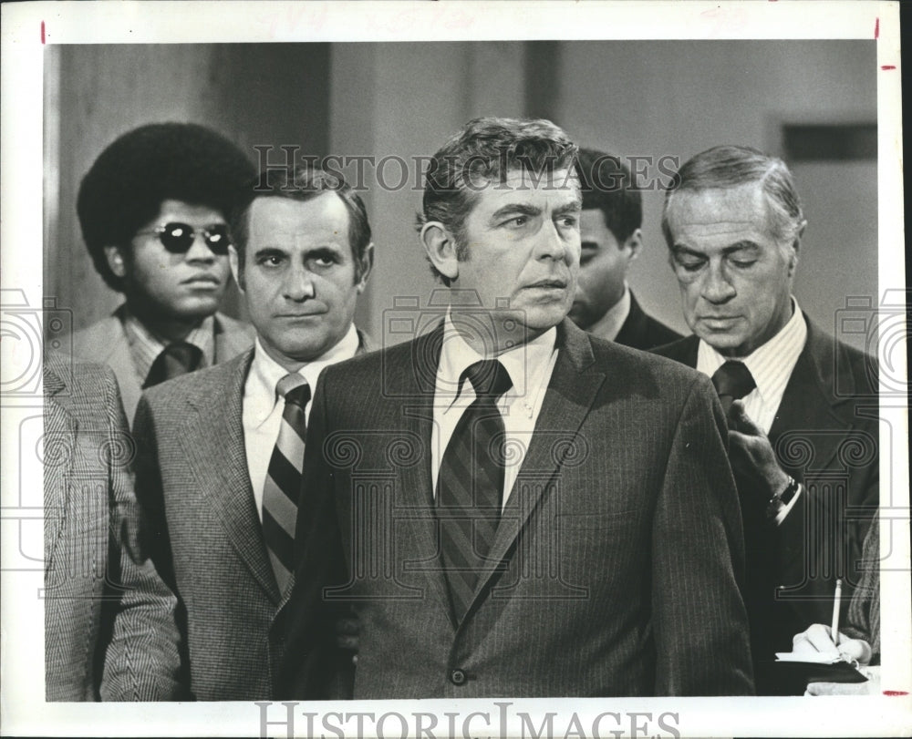 Press Photo Clarence Williams The Mod Squad Andy Griffith Actor - Historic Images