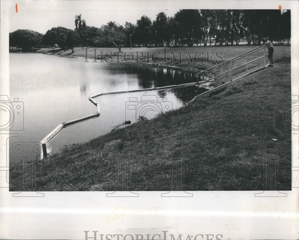 1975 Oil Spill, St Petersburg Street Department, Florida - Historic Images
