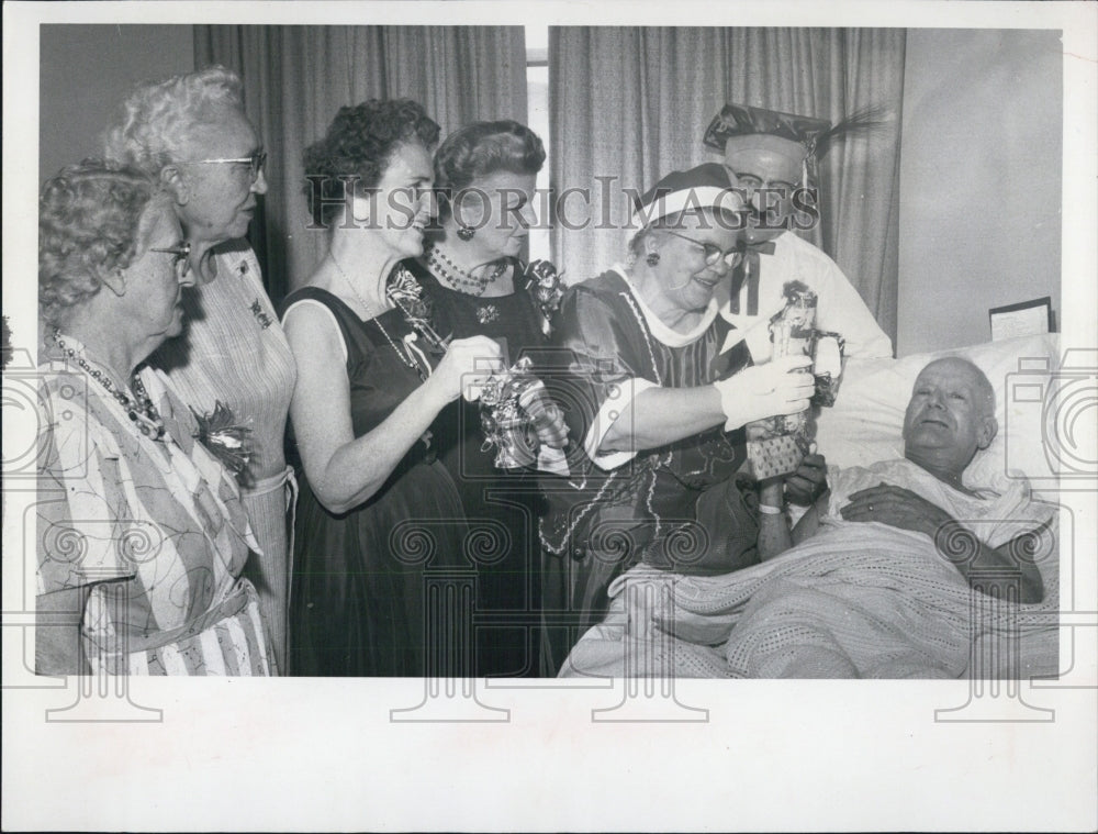 1967 St. Joseph Catholic Church Women's Guild and Mr, Mrs Renauer. - Historic Images