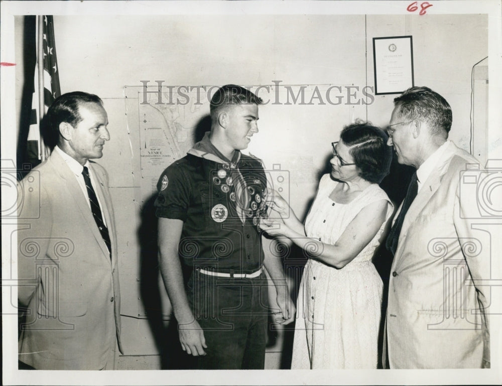 1950 Press Photo Scout won Suncoast - RSJ00177 - Historic Images