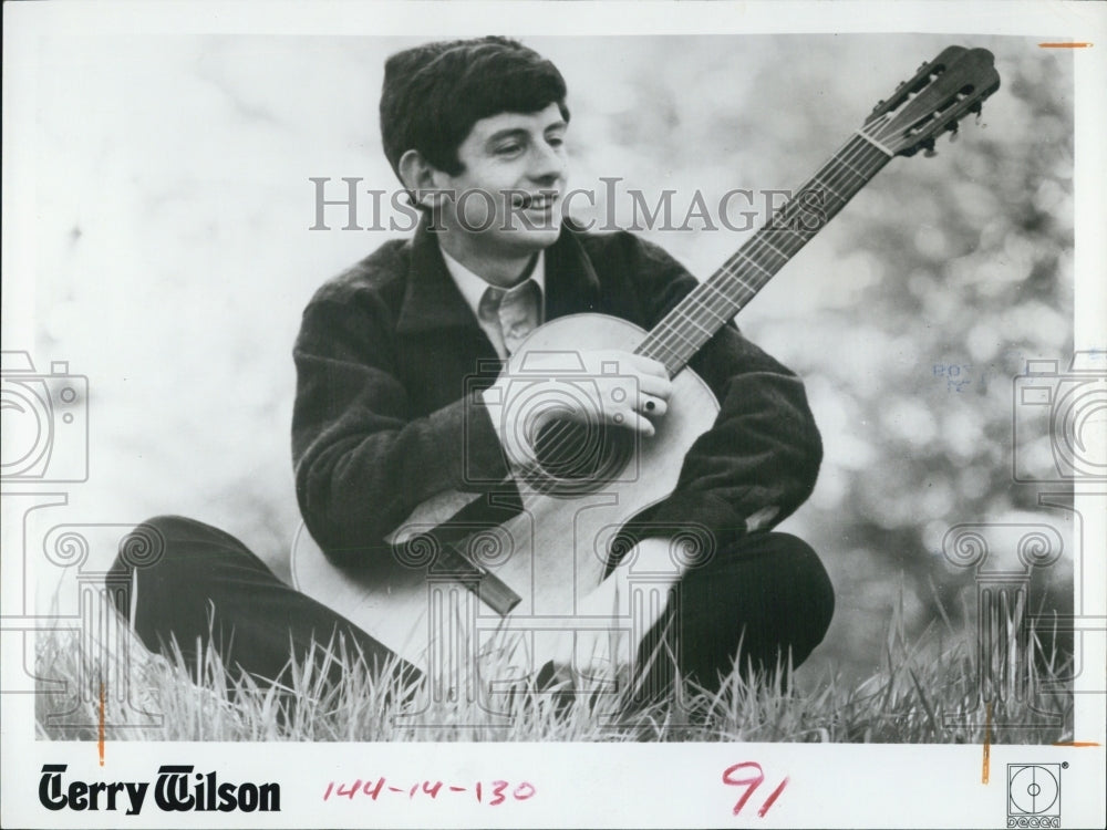 1991 Press Photo Terry Wilson Guitarist - Historic Images