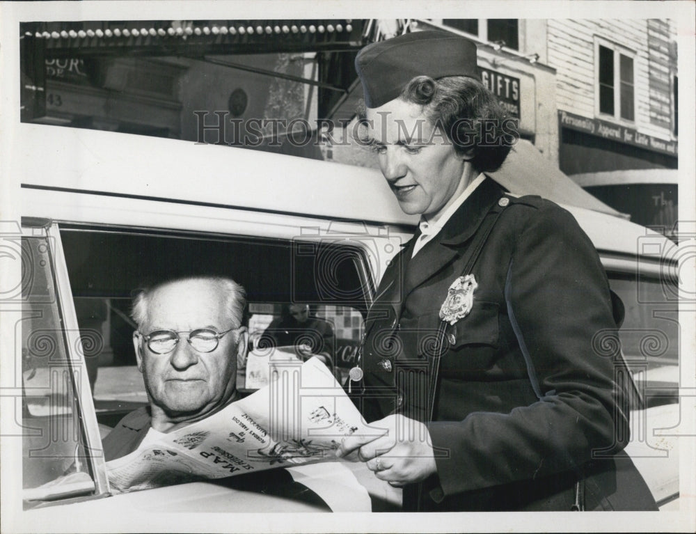 Police Officer Policewoman Lois Motorist James Alexander-Historic Images