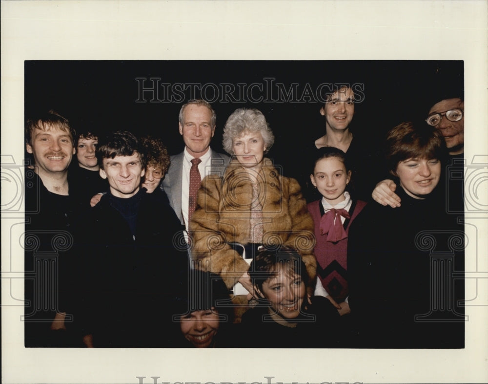 1986 Actor Paul Newman Joanne Woodward Famous People Players NYC-Historic Images