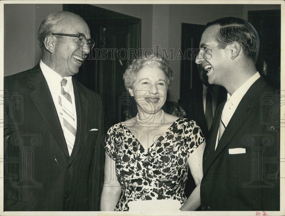 1959 Secretary of Commerce Lewis Strauss with Mrs. Strauss - Historic Images