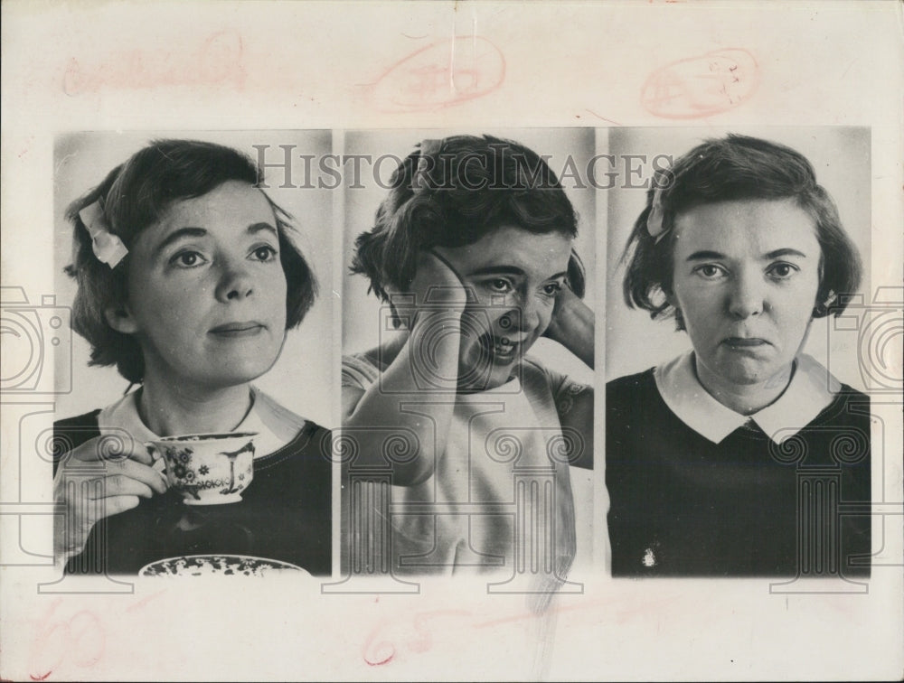 1963 Press Photo Norma MacMillan Canadian Voice Actress Caroline Kennedy Film - Historic Images