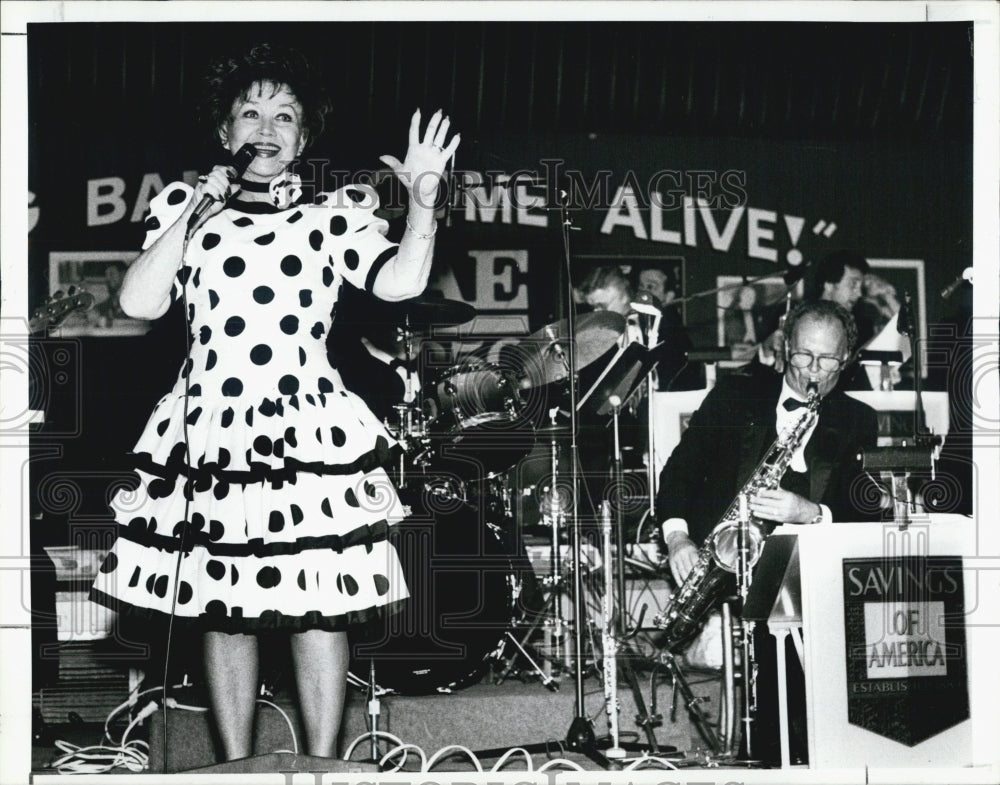 1988 Big Band singer Connie Haines performs at the Coliseum - Historic ...