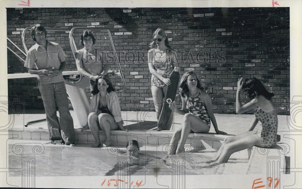 1976 Press Photo Water Safety Course at the Clearwater YWCA - Historic Images