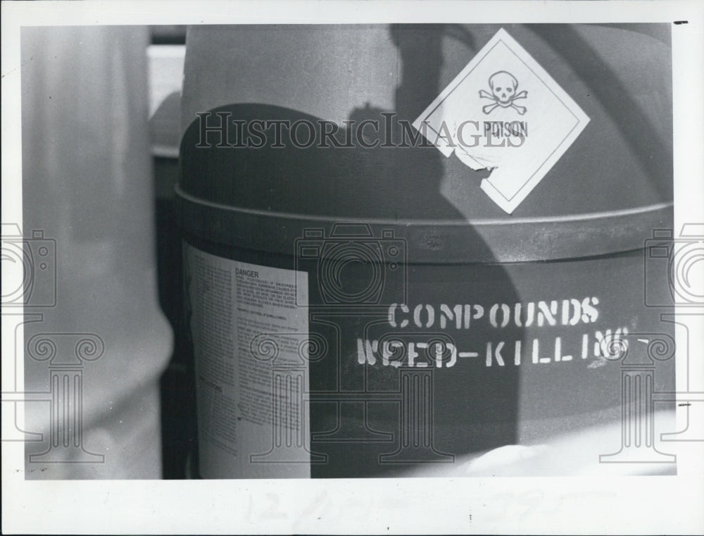 1979 Weed Killer Crystal River Citrus County-Historic Images
