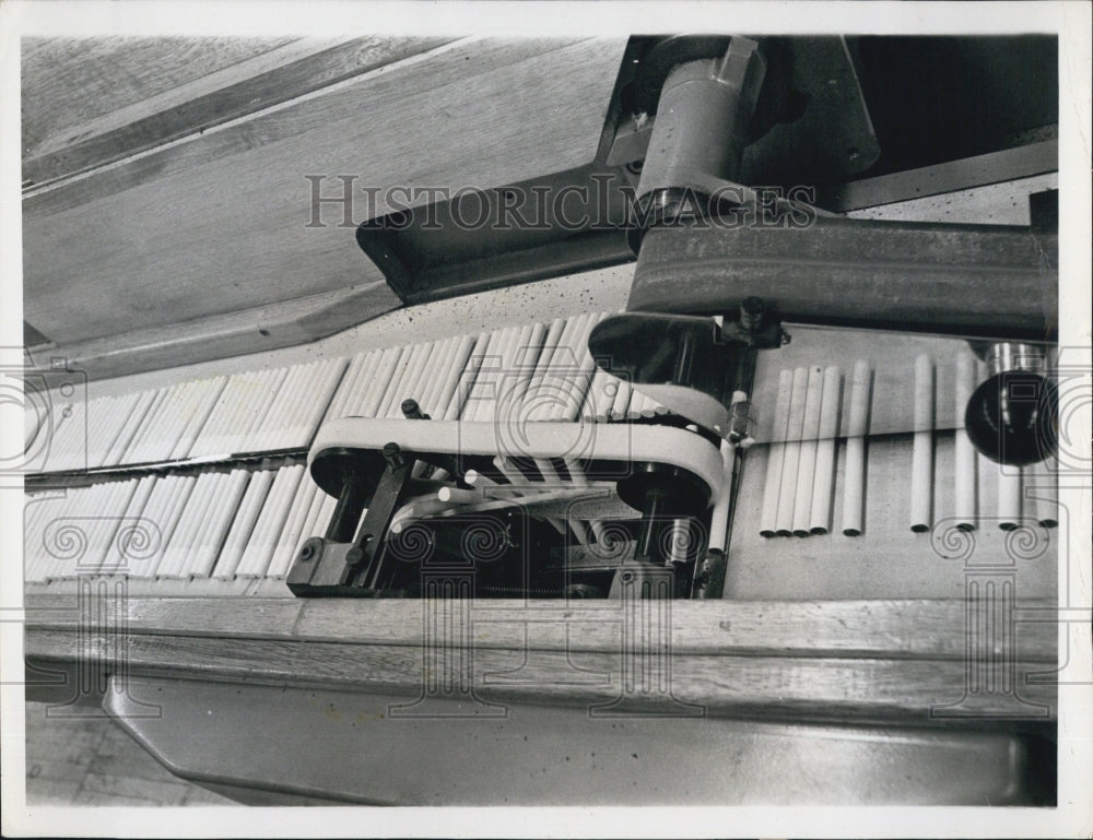 1963 Press Photo Cigarette production line in Durham N.C. - Historic Images