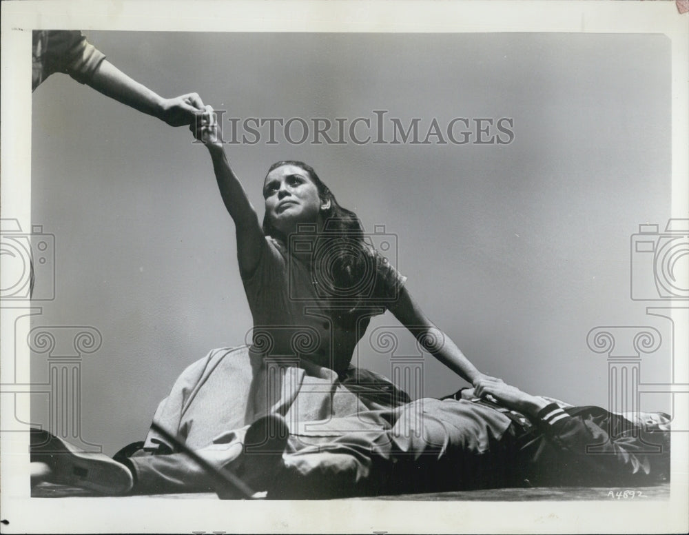 1978 Press Photo Holly Hancock Stars In A Production Of West Side Story - Historic Images