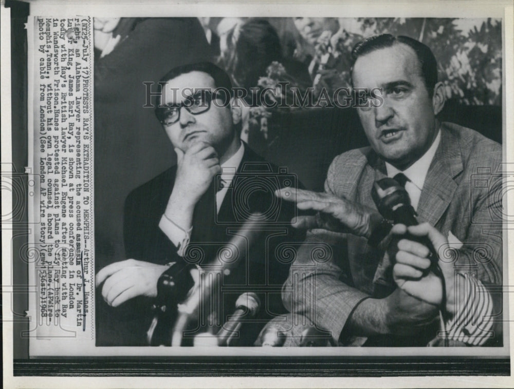 1968 Arthur Hanes & other lawyer Michael Eugene-Historic Images