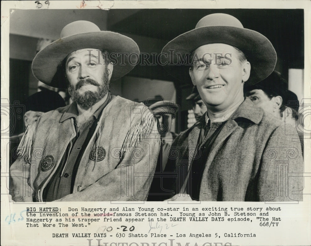 1964 Don Haggerty & Alan Young "Death Valley Days"-Historic Images