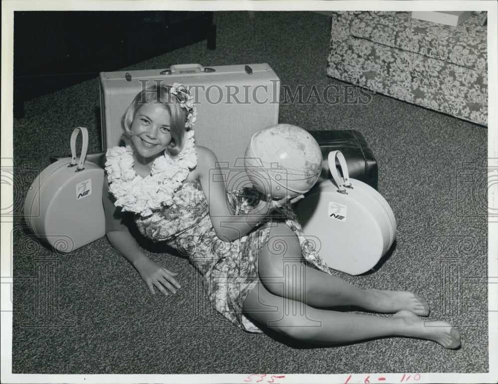 1969 Press Photo Mrs Brant Haley,Theta Rho chapter - Historic Images