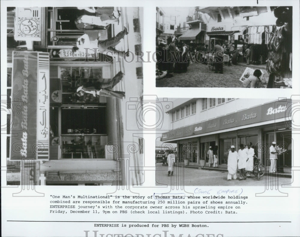 1981 Press Photo One Man's Multinational Thomas Bata Story PBS Show - RSJ02333 - Historic Images