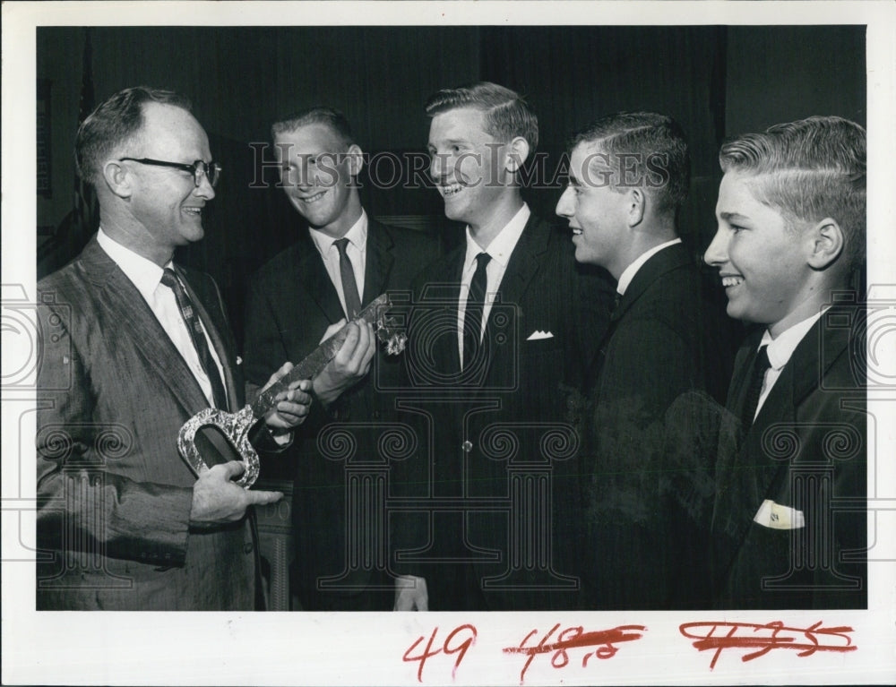 1962 Press Photo Rev. John Streater, First Baptist Church - RSJ02491 - Historic Images