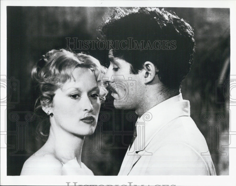 1986 Press Photo Meryl Streep, Kevin Kline, Sophie&#39;s Choice - Historic Images