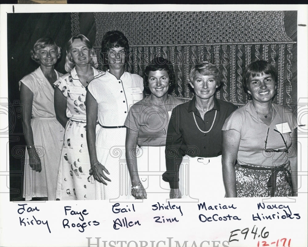 1980 Press Photo Windlasses Women&#39;s Sailing Organization, Clearwater, Florida - Historic Images