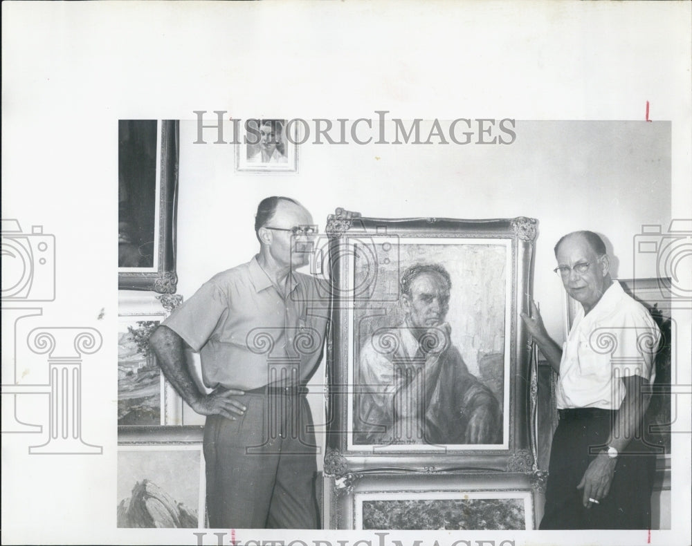 Press Photo Artist Karafylakis &amp; Paul Seavy - Historic Images