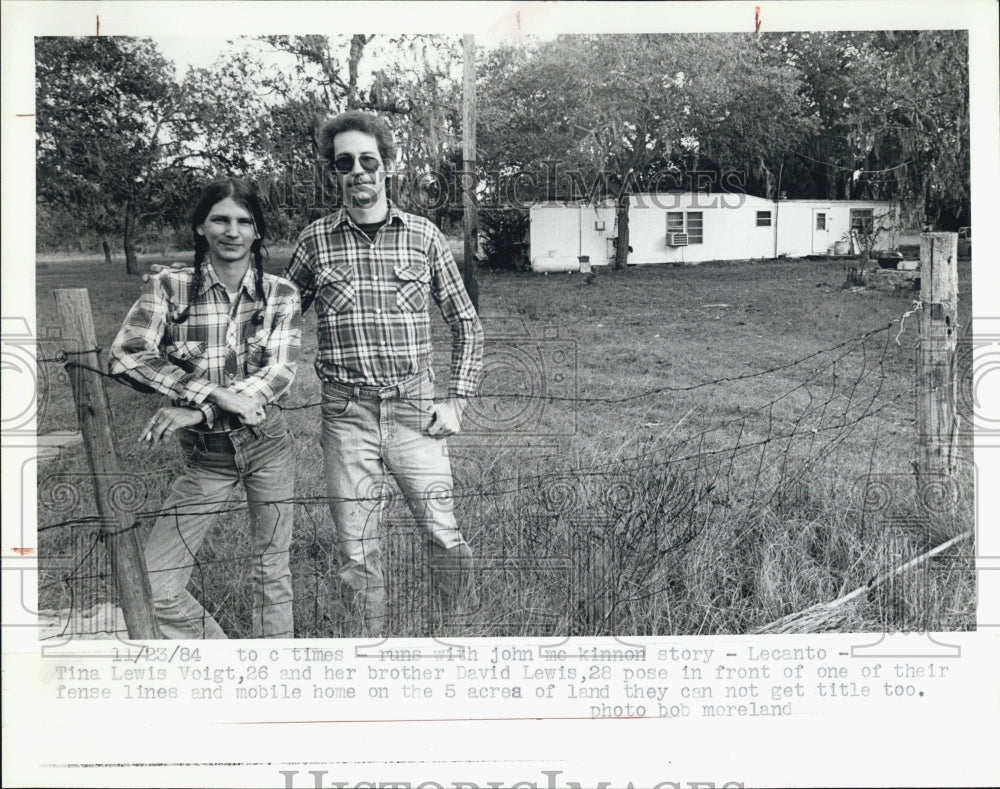 1984 Press Photo Tina Lewis Voigt - Historic Images