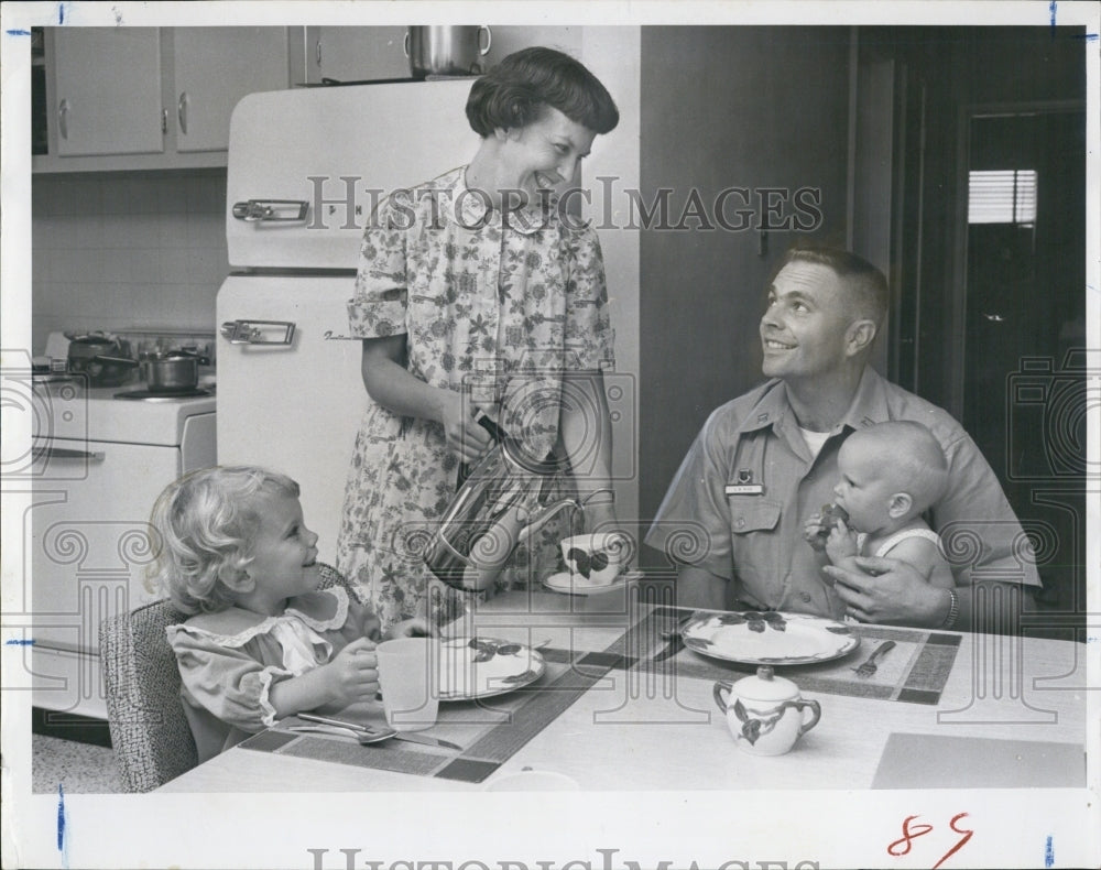 1959 Captain Rice and his family  - Historic Images