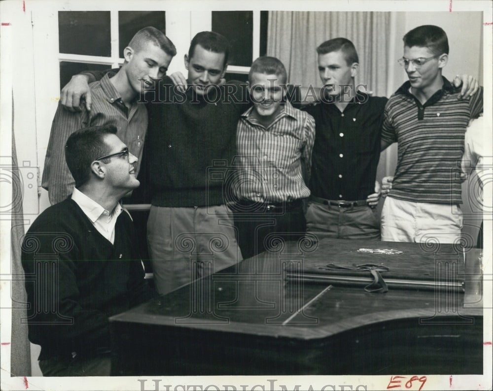 1958 University of Florida, Ed Rich, unknown fraternity-Historic Images