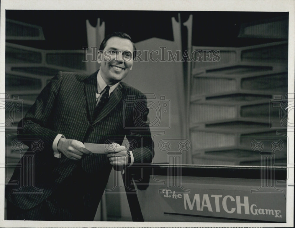 1964 Press Photo Gene Rayburn hosts "The Match Game" - RSJ03359 - Historic Images