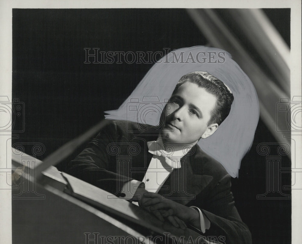 Press Photo Pianist Henry Harry Taylor - RSJ03391 - Historic Images