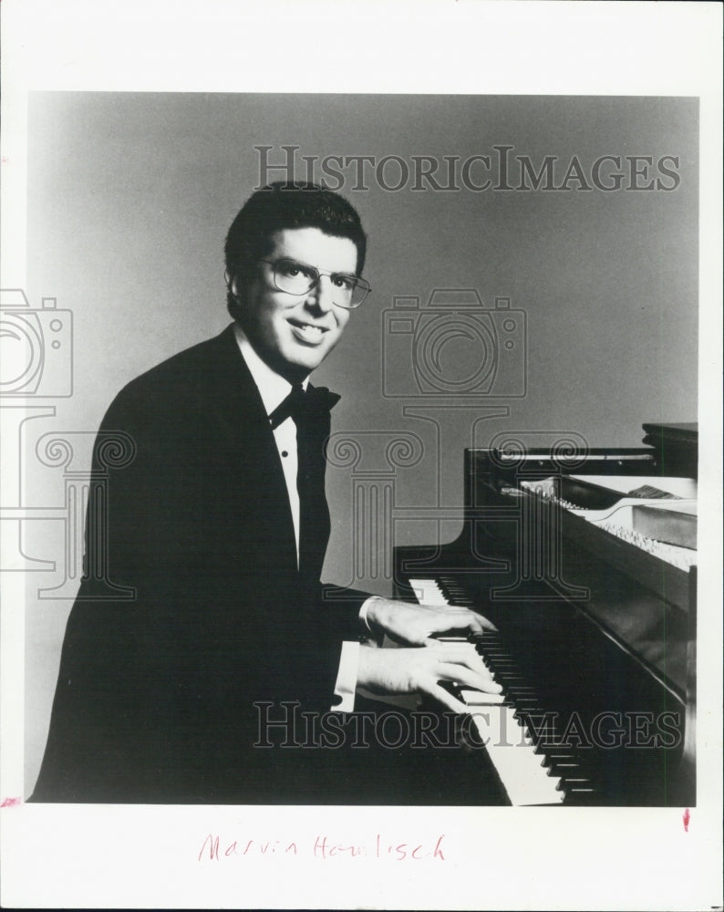 1986 Composer Marvin Hamlisch at the piano-Historic Images