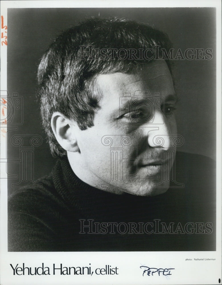 1978 Yehuda Hanani, Israeli American Cellist, Musician-Historic Images