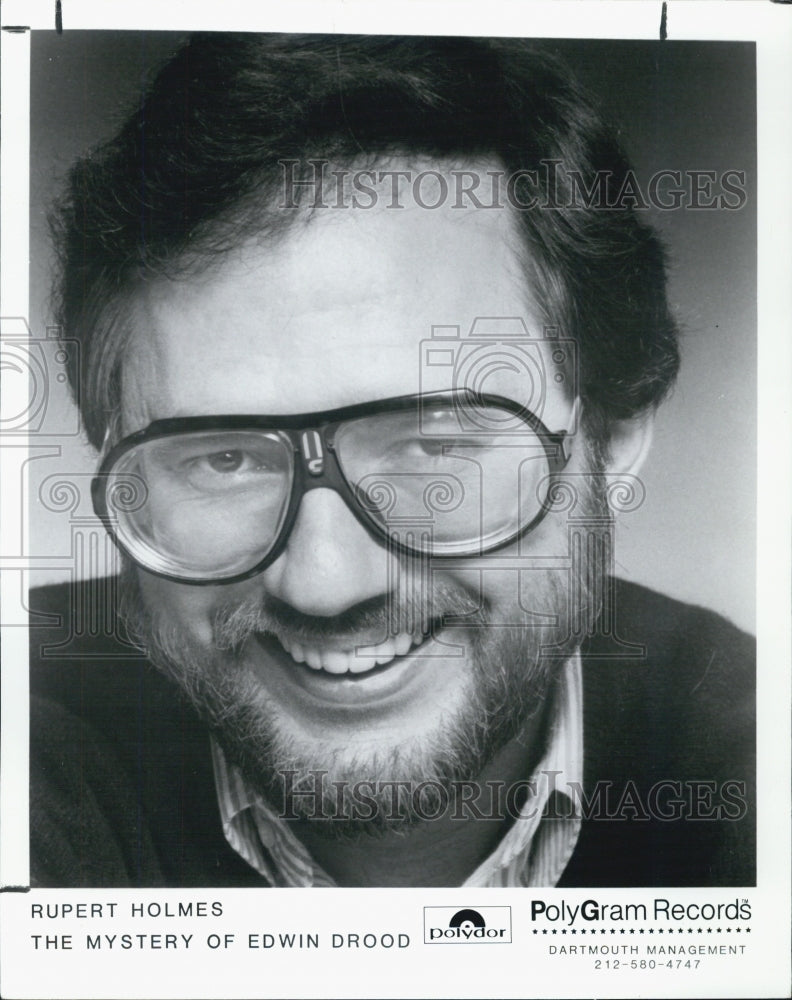 1988 Press Photo Rupert Holmes &quot;The Mystery of Edwin Drood&quot; Polygram Records - Historic Images