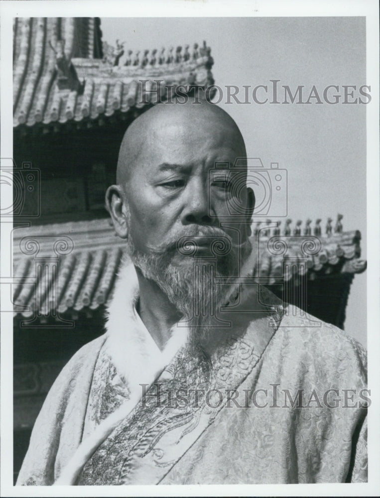 1982 Press Photo Chinese Actor Ying Ruocheng In Marco Polo - RSJ04203 - Historic Images