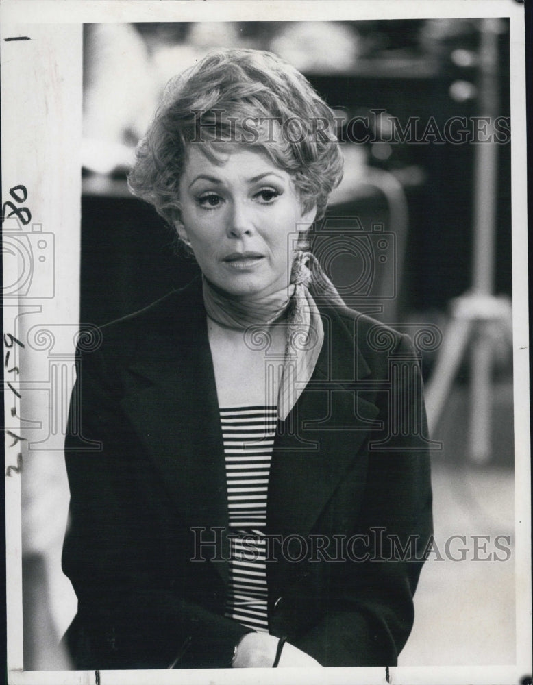 1979 Press Photo Barbara Rush, Death Car on the Freeway - RSJ04227 - Historic Images