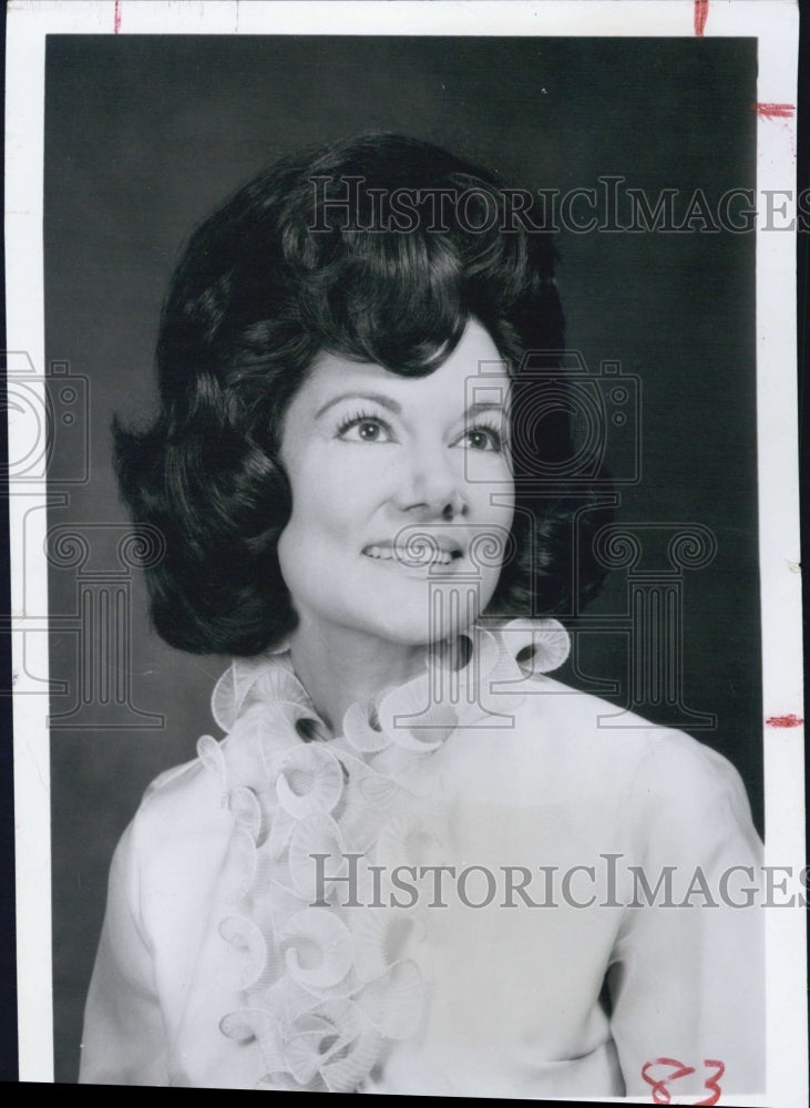 1968 Press Photo Mary Jayne, guest artist - Historic Images