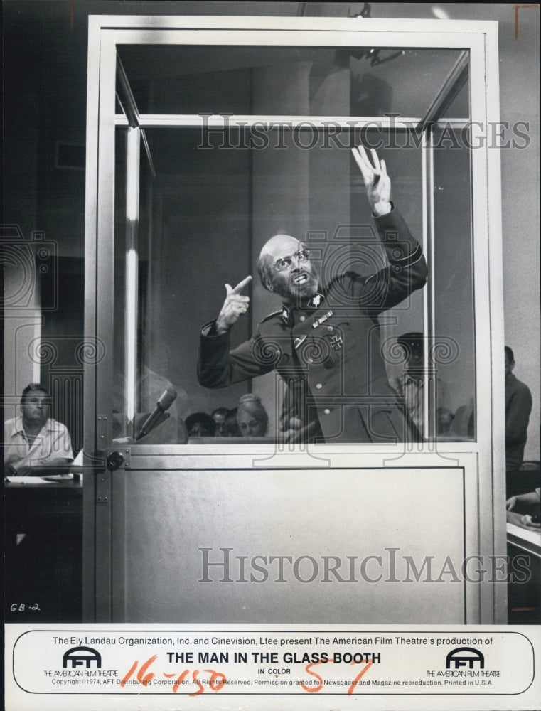 1975 Actor, Director Maximilan Schell, Man In The Glass Booth-Historic Images